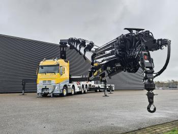 Volvo FH 540 8x4 / PALFINGER 165 TEC 7 + PJ300  / WINCH